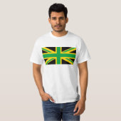 英国 – ジャマイカユニオンジャック Tシャツ (正面フル)