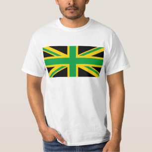 英国 – ジャマイカユニオンジャック Tシャツ