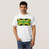 英国 – ジャマイカ連合ジャック国旗 Tシャツ (正面フル)