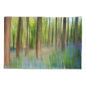 英国|ブルーベルオークウッドランド（春） 枕カバー (裏面-左)