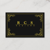 英国/ユーロ、8.5 cm x 5.5 cm名刺 名刺 (正面)