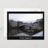 英国，ヨーク ポストカード (正面/裏面)