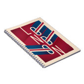 英国·ロンドン|レトロ図解入りの、写真付きのタイポグラフィ ノートブック (右側)