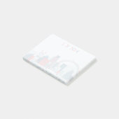 英国·ロンドン|赤、白、青のスカイライン ポストイット (アングル)