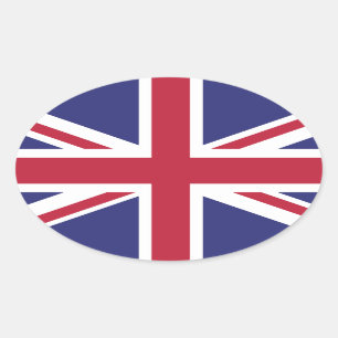 英国 国旗 ブレグジット 楕円形 ステッカー 20枚セット