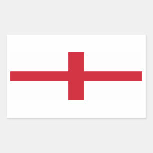 英国/英国フラグ-キング統一されたダム 長方形シール