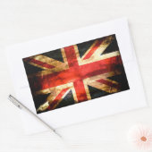 英国 長方形シール (封筒)