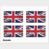 英国 長方形シール (シート)