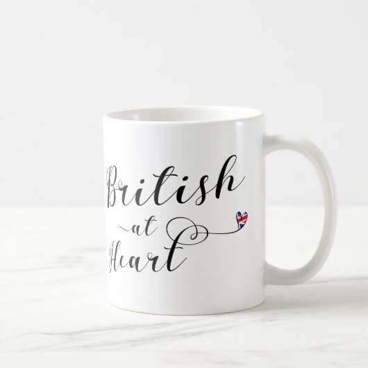 英国Atハート，英国，素晴らしイギリス コーヒーマグカップ (右)