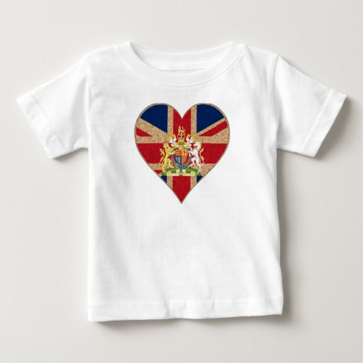 英国COAハート ベビーTシャツ (正面)