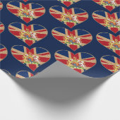 英国COAハート ラッピングペーパー (角)