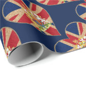 英国COAハート ラッピングペーパー (ロールコーナー)