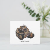 英国M3グラントタンク ポストカード (スタンド正面)