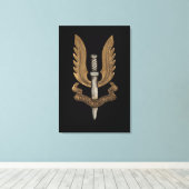 英国SAS キャンバスプリント (インサイチュ (ウッドフロア))