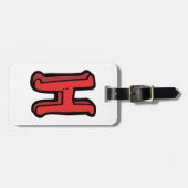 英大文字H ラゲッジタグ (正面横)