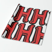 英大文字H ラッピングペーパー (アンロールド)