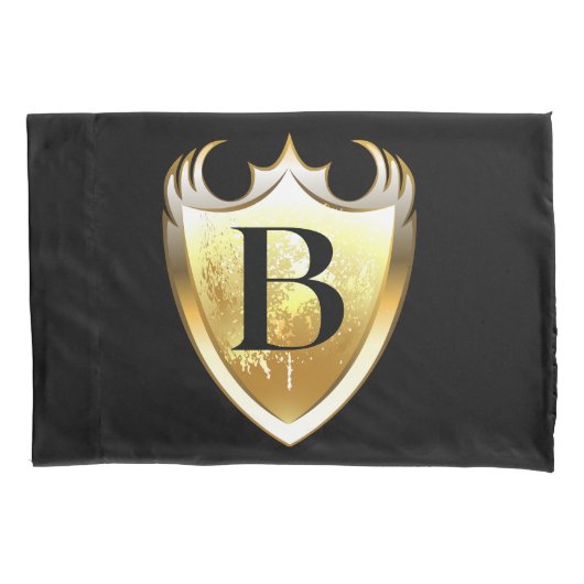 英字B大文字 枕カバー (正面)