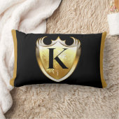 英字K大文字 ランバークッション (ブランケット)