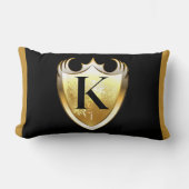 英字K大文字 ランバークッション (正面)