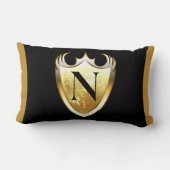 英字N大文字 ランバークッション (裏面)