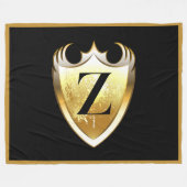 英字Z大文字 フリースブランケット (正面(横))