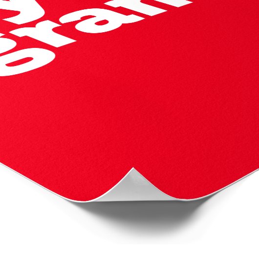 英文おもしろい先生の文法修正 ポスター (角)