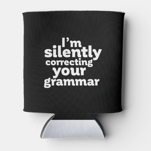 英文おもしろい先生の文法修正 缶クーラー (正面)