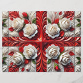 英文バラデザイン (正面)