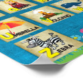 英文法アルファベットポスター ポスター (角)