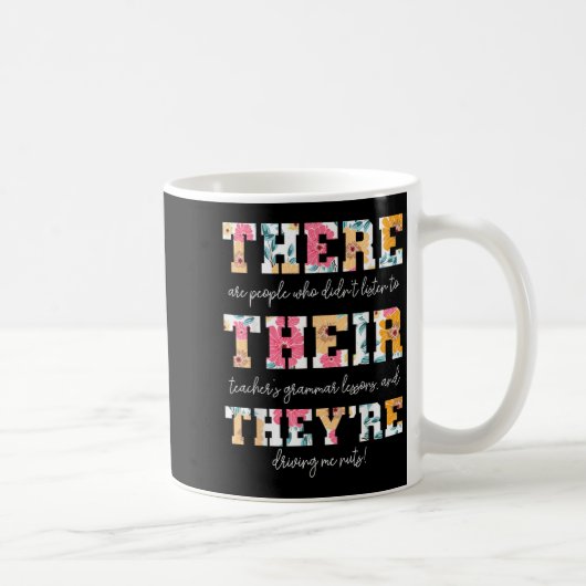 英文法先生おもしろいQ コーヒーマグカップ (右)