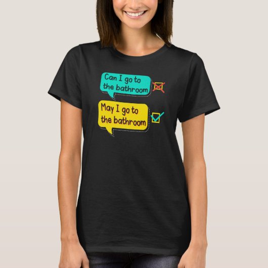 英文法教師文法指導学校文法学者 Tシャツ (正面)