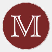 英文（英文） ラウンドシール (正面)