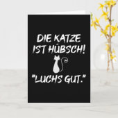 英猫かわいらしリンクス先生 カード (黄色い花)