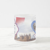 英王室の国ベビー王子ジョージ フロストグラスマグカップ (中央)