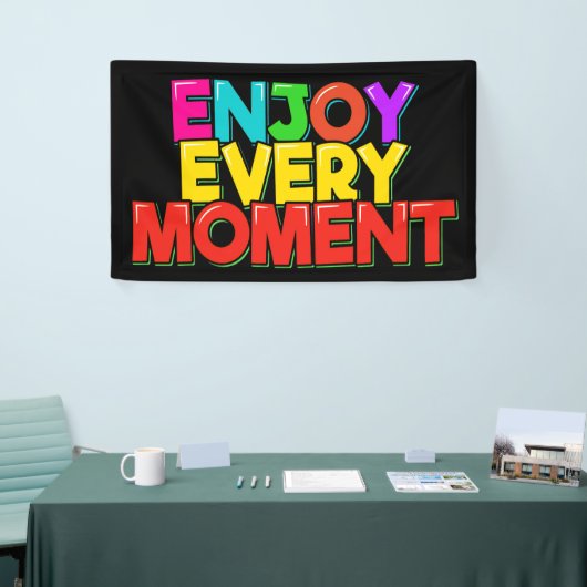 英知おもしろいの言葉 横断幕 (トレードショー)