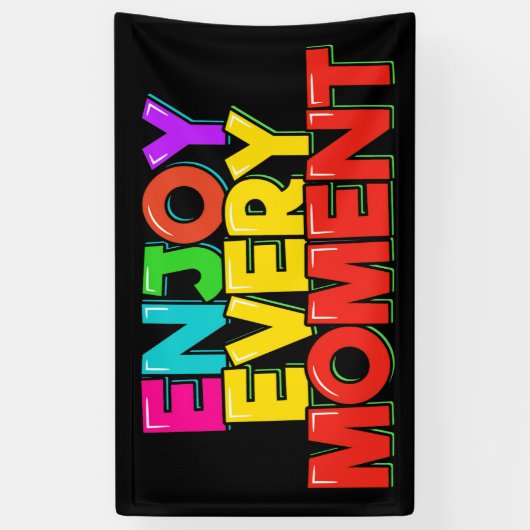 英知おもしろいの言葉 横断幕 (縦)