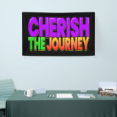 英知おもしろいの言葉 横断幕 (トレードショー)