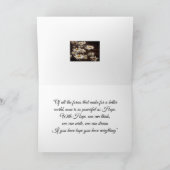 英知の折り畳み挨拶カードの国際語 カード (内部)