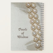 英知の真珠のカスタマイズエレガント可スタイリッシュ能 ノートブック (裏面)