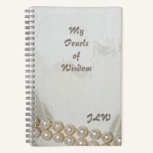 英知の真珠のカスタマイズエレガント可スタイリッシュ能 ノートブック (正面)