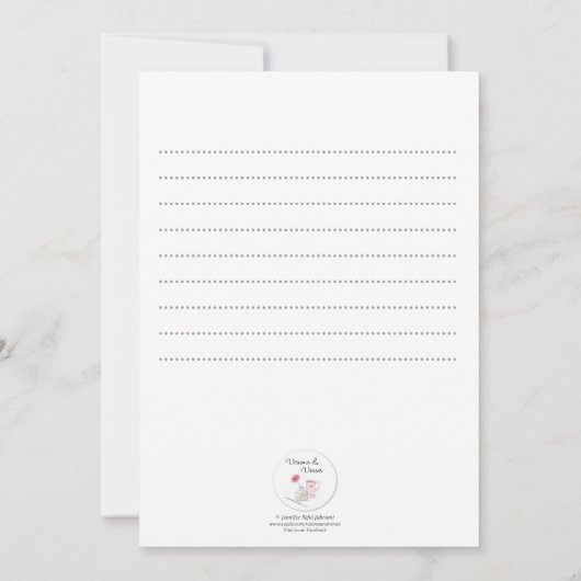 英知の真珠の人魚の着色はがき (裏面)