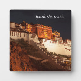 英知の言葉とイーゼル付き卓上板 フォトプラーク