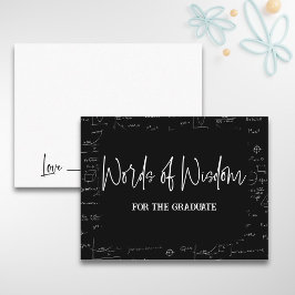 英知の言葉と数学の卒業勧告 エンクロージャーカード