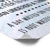 英知の言葉の引用文ポスター ポスター (角)