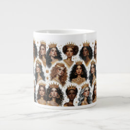 英知ジャンボマグカップに冠を付ける ジャンボコーヒーマグカップ