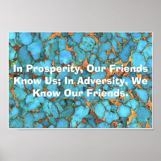 英知中国のの言葉ポスター ポスター (正面)