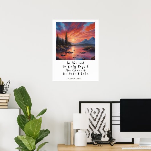 英知引用文のやる気を起こさせるポスター ポスター (ホームオフィス)