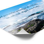 英知感動的ブルーウェーブ撮影 フォトプリント            (角)