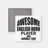 英素晴らし語ホルン奏者 マグネット (正面/裏面)