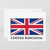 英統一された国国旗 ポストカード (正面/裏面)